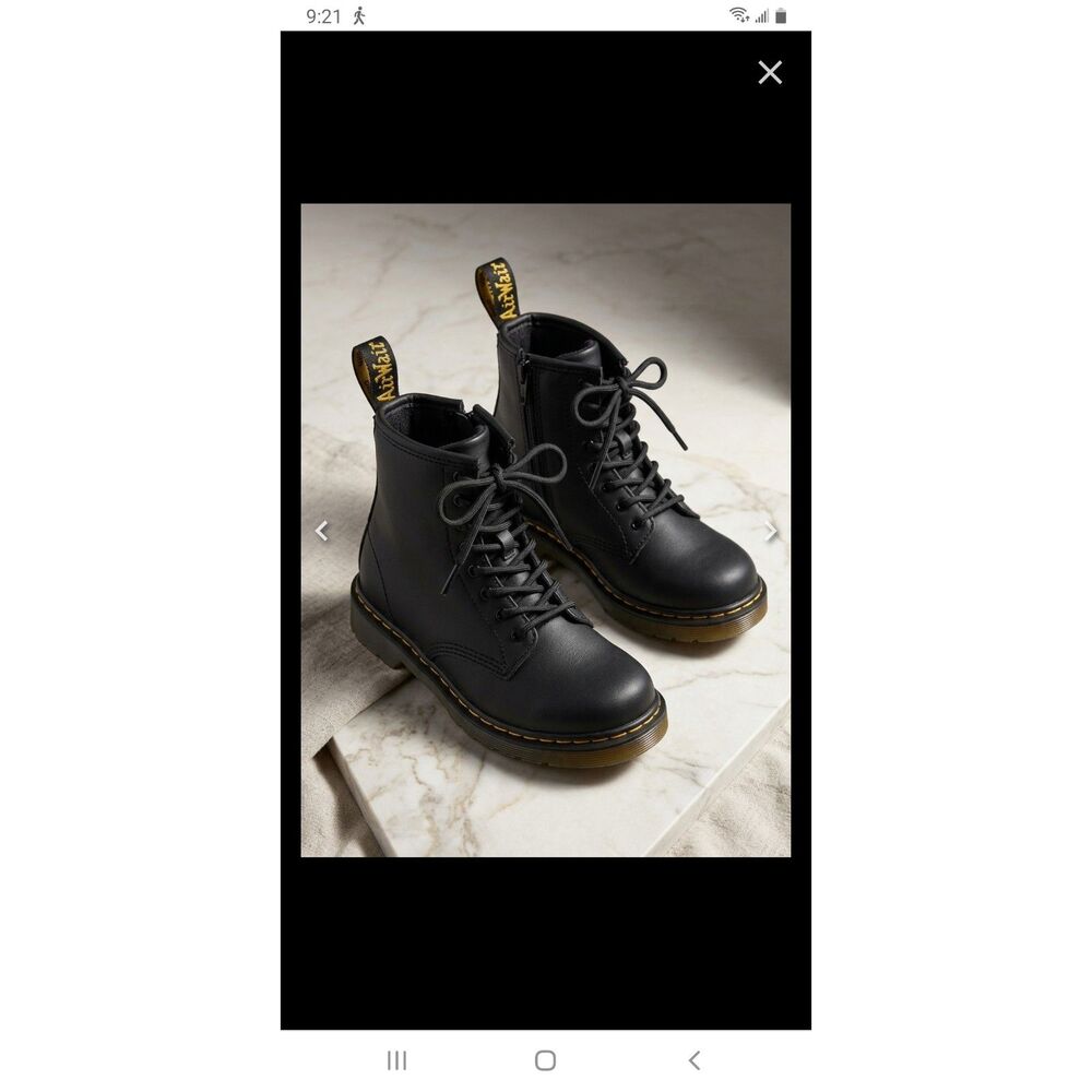Dr. Martens AirWair Black Boots children's size 7